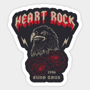 Heart Rock Sticker